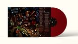 Links: "DAVID MYHR", unten "SOUNDSHINE". Verschiedene Objekte in einem Raum. Rechts ein rotes Vinyl mit Texten., LP