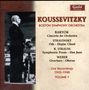 : Serge Koussevitzky dirigiert das Boston Symphony Orchestra, CD