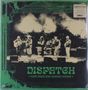"DISPATCH - LIVE FROM THE BOSTON WOODS" steht unter einem schwarz-weißen Foto einer Band auf der Bühne. Grüne Rahmen., 2 LPs