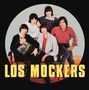 Text: "LOS MOCKERS" in gelber Schrift. Fünf Männer in entspannter Pose, einige sitzen, andere stehen. Retro-Stil., LP