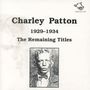 Charley Patton: Remaining Titles 1929-1, CD, CD