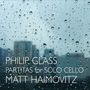 Philip Glass (geb. 1937): Partiten Nr. 1 & 2 für Cello solo, CD
