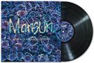 Cover mit "Mansun", "ATTACK OF THE GREY LANTERN". Bläuliche Rosen und eine schwarze Schallplatte sind zu sehen., LP