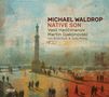 Text: Michael Waldrop Native Son. Vasil Hadžimanov, Martin Gjakonovski with Brad Dutz & Jose Rossy. Illustration: Menschen vor Statue., CD