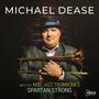 Text: "Michael Dease with the MSU Jazz Trombones Spartan Strong." Mann mit Trompete, trägt Hut und Anzug., CD