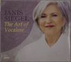 "JANIS SIEGEL, The Art of Vocalese." Porträt einer Person mit grauem Haar und einem freundlichen Lächeln., CD