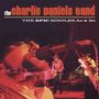 Text: "The Charlie Daniels Band. The Epic Singles As & Bs." Sänger mit Hut singt in ein Mikrofon, rot beleuchtete Bühne., 2 CDs