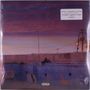 "SWV - MORNING AFTER", "THINK ABOUT ME", "MOOD". Abendhimmel über leerem Pool, Person am Rand sitzend., 2 LPs
