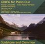 Edvard Grieg: Klavierkonzert op.16 für 2 Klaviere, CD, CD