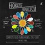 "Horatiu Radulescu, Complete Solo Piano Works, 1967-2007, Ian Pace, piano." Geometrische Farbformen auf schwarzem Hintergrund., 2 CDs