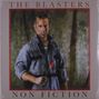 "The Blasters - Non Fiction". Ein Mann in Arbeitskleidung hält eine rote Blume vor einem rustikalen Hintergrund., LP