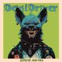 Text: "DevilDriver," "STRIKE AND KILL." Illustration eines grimmigen Hyänenkopfs mit Lederjacke und Accessoires., LP