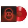 SEVENDUST ONE. Schwarzes und rotes Kreismuster. Rote Vinyl-Schallplatte., LP