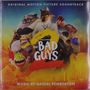 Soundtrack-Cover: "The Bad Guys", Figuren in bunter Umgebung, Musik von Daniel Pemberton, animierte Charaktere., LP