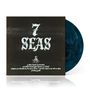 "7 SEAS", "a dirty heads production", "Huntington Beach ca 92647". Dunkles Cover, Vinyl in Blau- und Grüntönen., LP