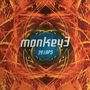 Text: "monkey3", "39 LAPS". Abstrakte, symmetrische Muster in warmen Farben, mit zentralem blauen Element., CD