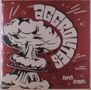 „Warning... Atomic frequency engaged... The Aggrolites... No shelter... Only sound!!! Super Atomic.“ Illustration eines Atompilzes., LP