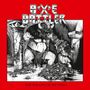 Text oben: "AXE BATTLER". Text unten: "THE WRATH OF MY STEEL". Illustration: Krieger kämpft gegen Minotauren in einem Gewölbe., CD