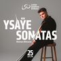 "Ysaÿe Sonatas", "Roman Simovic", "London Symphony Orchestra" Logo. Ein Mann mit Geige sitzt auf einem Hocker.