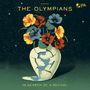 Text: "The Olympians", "In Search of a Revival". Eine illustrierte Vase mit Blumen, im Hintergrund ein Sternenhimmel., CD