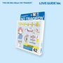 TWS 5th Mini Album 'NO TRAGEDY', LOVE GUIDE Ver.; Diagramm mit Origami und Fitness-Anweisungen, Nummer 42., 1 CD und 1 Buch