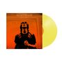 "Richard Ashcroft Live Vol 1", ein Mann mit Mikrofon vor orangefarbenem Hintergrund, gelbe Vinylplatte daneben.