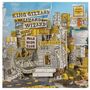 Collage mit Texten: "King Gizzard & The Lizard Wizard" und "with Mild High Club", bunte Häuser im Hintergrund., LP