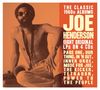 Text: "The Classic 1960s Albums. Joe Henderson. Eight Original LPs on 4 CDs." 

Links: Mann mit Bart und Sonnenbrille, Oberkörper frei., 4 CDs