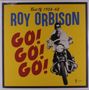 Text: "Best Of 1956-62", "ROY ORBISON", "GO! GO! GO!". Illustration von Roy Orbison auf einem Motorrad., LP