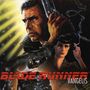 "Blade Runner Vangelis." Zwei Personen: Ein Mann mit Waffe, konzentriert, und eine rauchende Frau darunter. Sci-Fi-Stil.