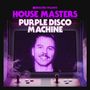 "Defected presents House Masters Purple Disco Machine" in lila Schrift über einem Retro-Arcade-Spiel mit Bild eines Mannes., 3 LPs