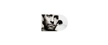 "Yann Tiersen, Les Retrouvailles"; ein Halbportrait eines Mannes mit ernstem Blick auf einem Plattencover.
