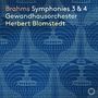 Johannes Brahms: Symphonien Nr.3 & 4, CD