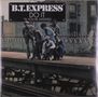 Logo mit Text "B.T. EXPRESS Do It 'Til You're Satisfied", im Hintergrund eine Gruppe von Menschen auf einem Bahnsteig., LP
