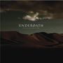 Texte: "UNDERØATH", "DEFINE THE GREAT LINE". Dünenlandschaft unter wolkenverhangenem Himmel.