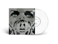 Texte: "Underoath" und "They're Only Chasing Safety".  
Illustration eines Gesichts mit Atemmaske. Weiße Vinylplatte., LP