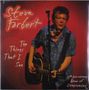 "Steve Forbert, The Things That I See, 10th Anniversary Remix of Compromised." Ein Musiker mit Gitarre vor rotem Hintergrund., LP