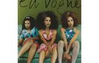 Text "En Vogue". Drei Frauen sitzen modisch gekleidet auf einem Sofa, mit auffälligen Frisuren und Kleidung in Blumenmustern., 2 LPs