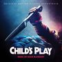Text: "Original Motion Picture Soundtrack", "Child's Play", "Music by Bear McCreary". Ein Messer haltender Arm im bunten Pullover., CD