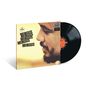 Text: "MINGUS MINGUS MINGUS MINGUS MINGUS". Ein Albumcover mit einem Profilbild eines Mannes und einer Schallplatte., LP