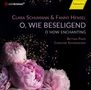"CLARA SCHUMANN & FANNY HENSEL, O, WIE BESELIGEND, BETTINA PAHN, CHRISTINE SCHORNSHEIM; Peonienblüten und zarte Blütenstängel.", CD
