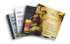 Mehrere CD-Cover: "Joseph Haydn", "Theresa Mass", "Sacred Works" mit Engelsillustration, Hänssler Classic Logo, und mehr Text., 4 CDs