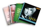 Die Texte zeigen "Diana Damrau VERDI canzoni" und "CHRISTIANE PÉRIN". Mehrere CD-Cover überlappen sich leicht., 4 CDs