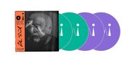 Aufschrift: "Bright-Side Dark-Side Mixes • 4CD". Vier bunte CDs mit minimalistischen Symbol-Designs., 4 CDs