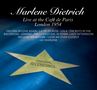 Marlene Dietrich: Live At The Cafe De Paris - London 1954, CD