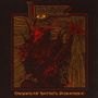 "Vigilance", "Hammer of Satan's Vengeance". Illustration eines gehörnten Wesens und eines Hammers mit Strahlen., LP
