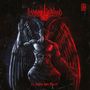 Text: "Baphomet's Blood", "In Satan We Trust", "Speed Metal". Illustration eines dämonischen Wesens mit Flügeln., LP