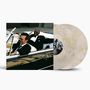 Zwei Männer in einem Cabrio, lächelnd. Ein Vinyl mit schwarzem Label ist teilweise sichtbar; keine weiteren Details zu erkennen., 2 LPs