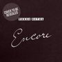 Das Bild zeigt die Texte "COVER TO BE REVEALED", "TOKIO HOTEL" und "Encore" in einem dunklen Hintergrund., CD