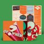 "NEVER GIVIN' IN" und "OF. WHEN" auf einer stilisierten Albumverpackung mit lebendigen Farben und geometrischem Design., CD
